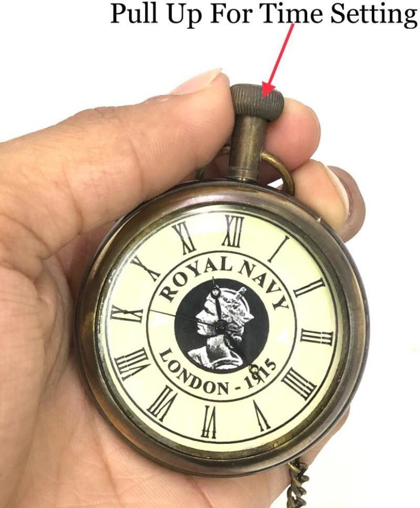 Royal navy pocket cheap watch