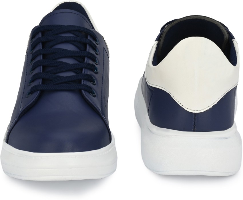 Blue leatherette lace cheap up sneaker price