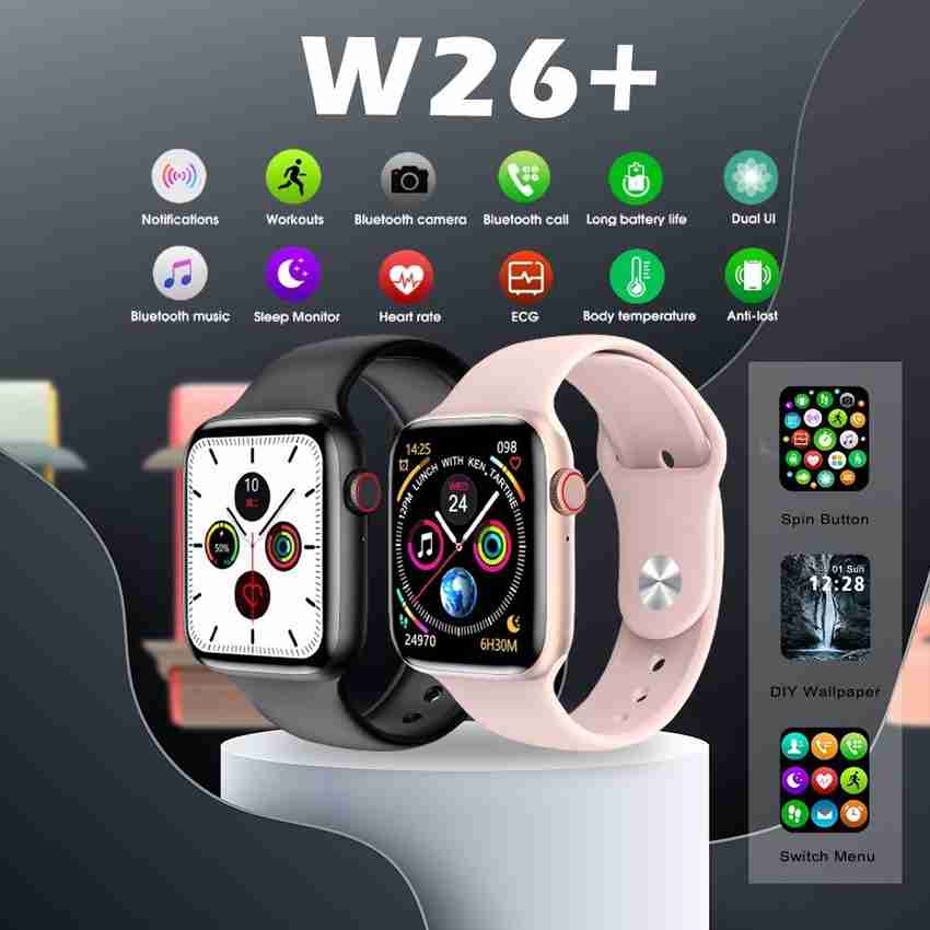 W26 smart sales watch flipkart