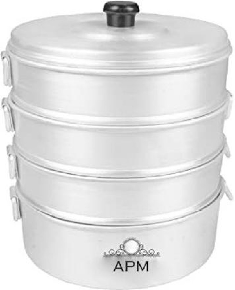 APM Aluminium Momos Steamer 2.5 litre for Home Purpose Aluminium