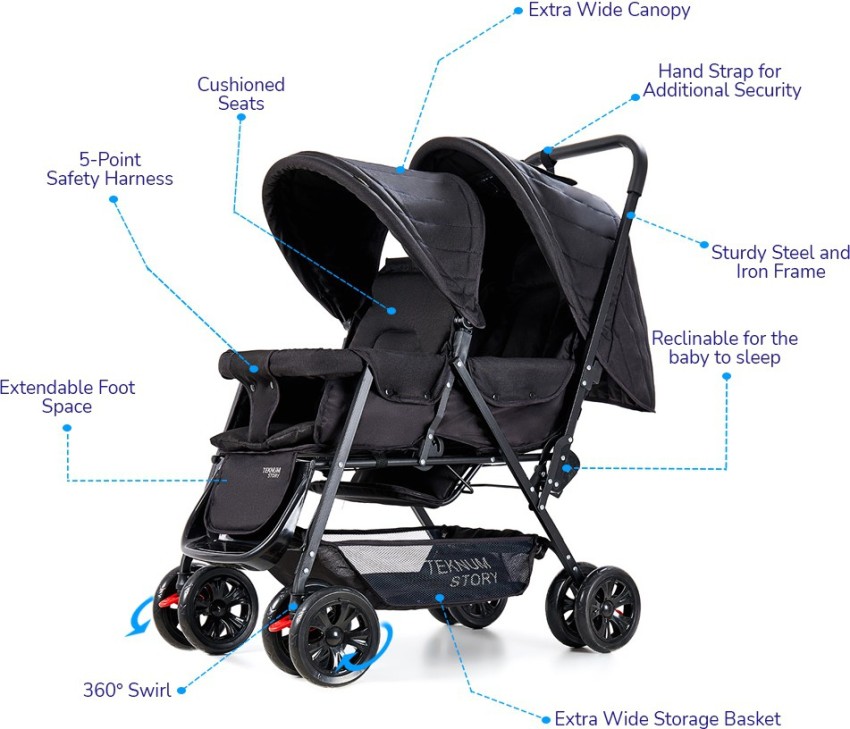 Extra best sale wide stroller