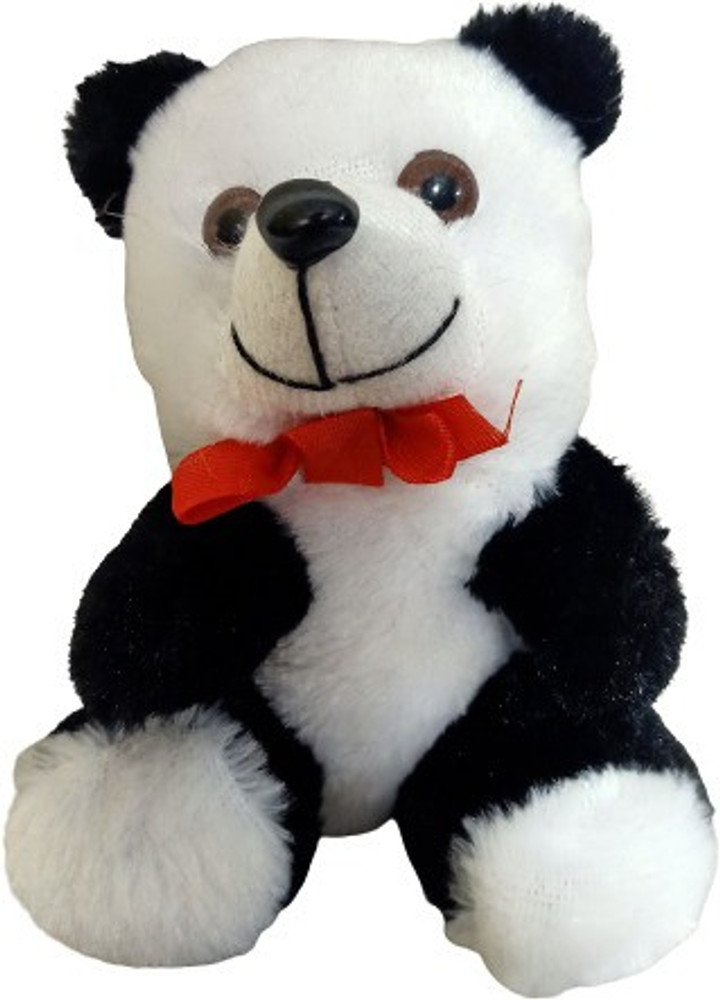 White and black online teddy bear
