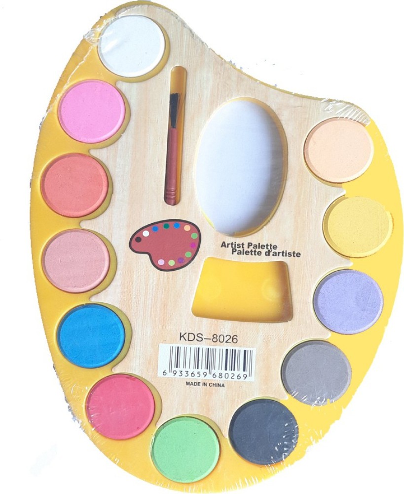 FOX fusion Water Color Paint Wells Palettes for Kids Drawing