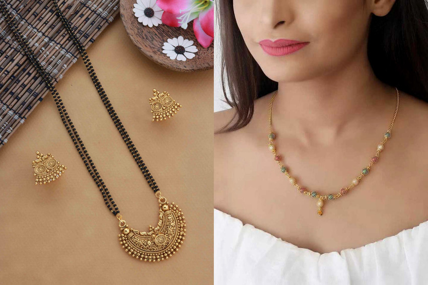 Jewel WORLD Alloy Mangalsutra Price in India Buy Jewel WORLD