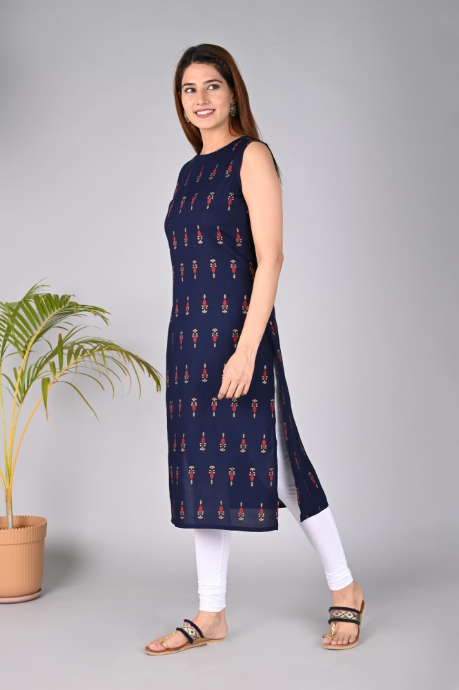 Flipkart 2025 sleeveless kurtis