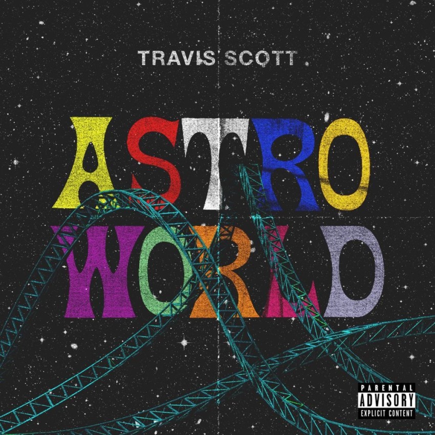 Thick Travis Scott: Astroworld Album Cover Poster Music 18 x 18