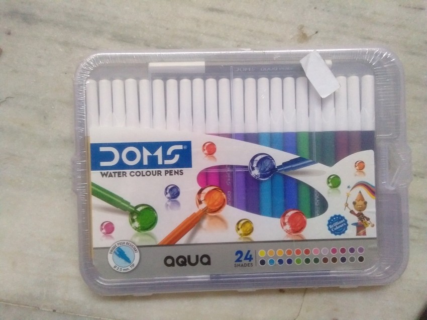  Doms Aqua 24 Shades Watercolour Sketch Pen Set