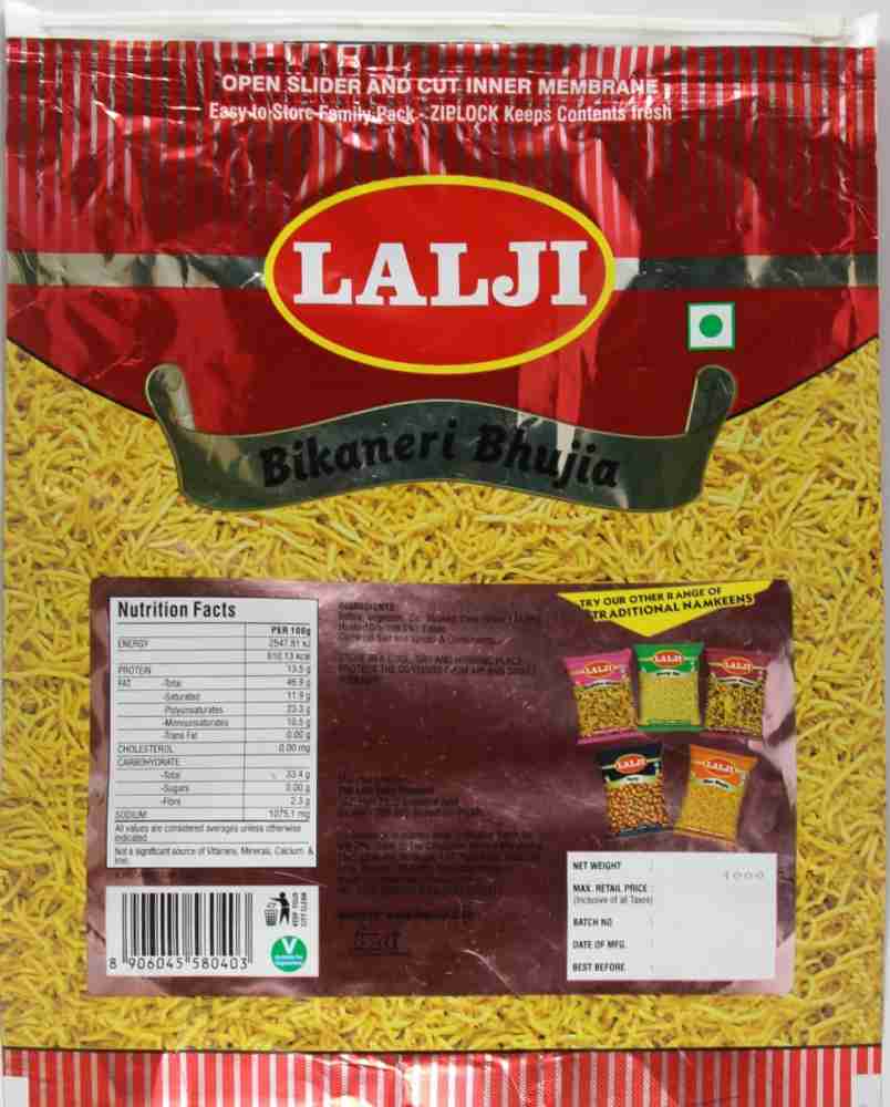 lalji Bikaneri Bhujia Combopack 1kg 2 Price in India Buy lalji