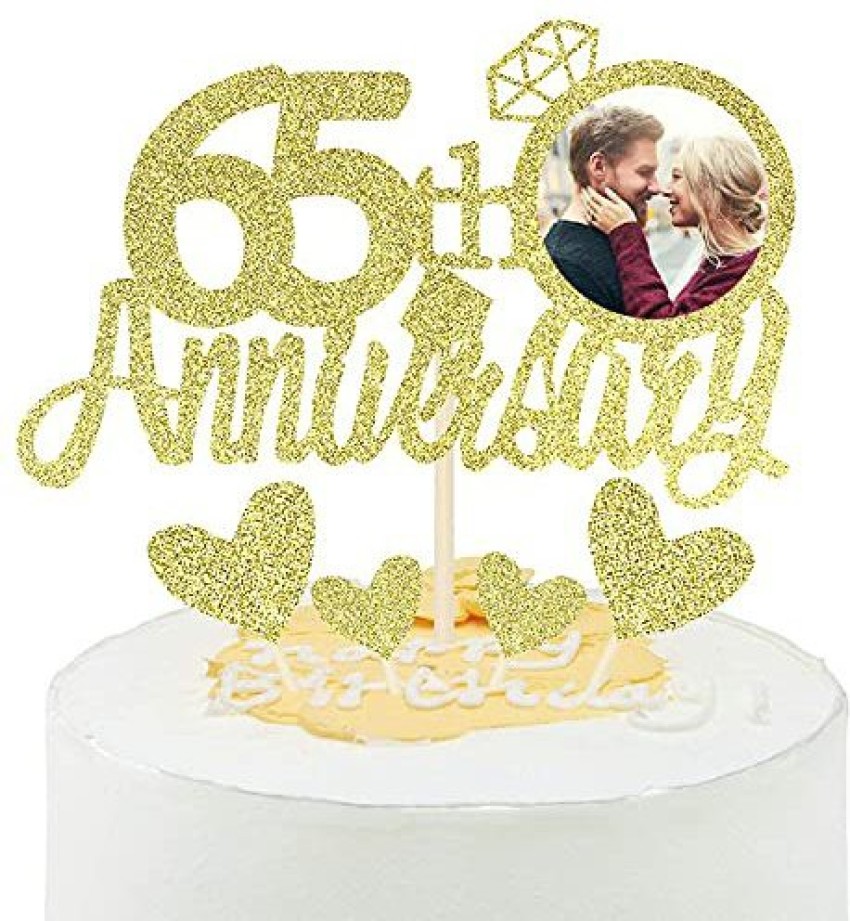 Happy 65th Birthday Cake Topper SVG Graphic by OyoyStudioDigitals ·  Creative Fabrica