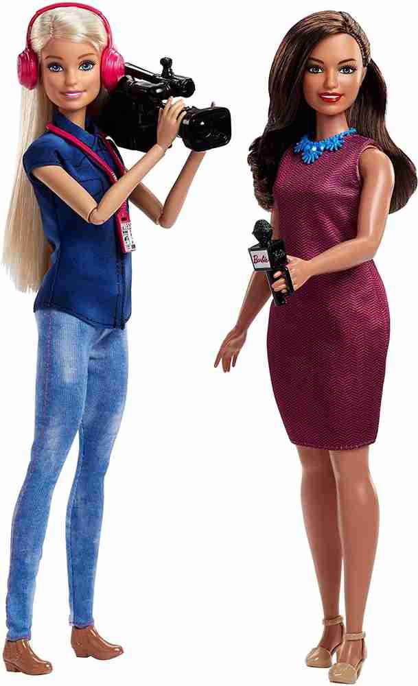 Barbie tv on sale set