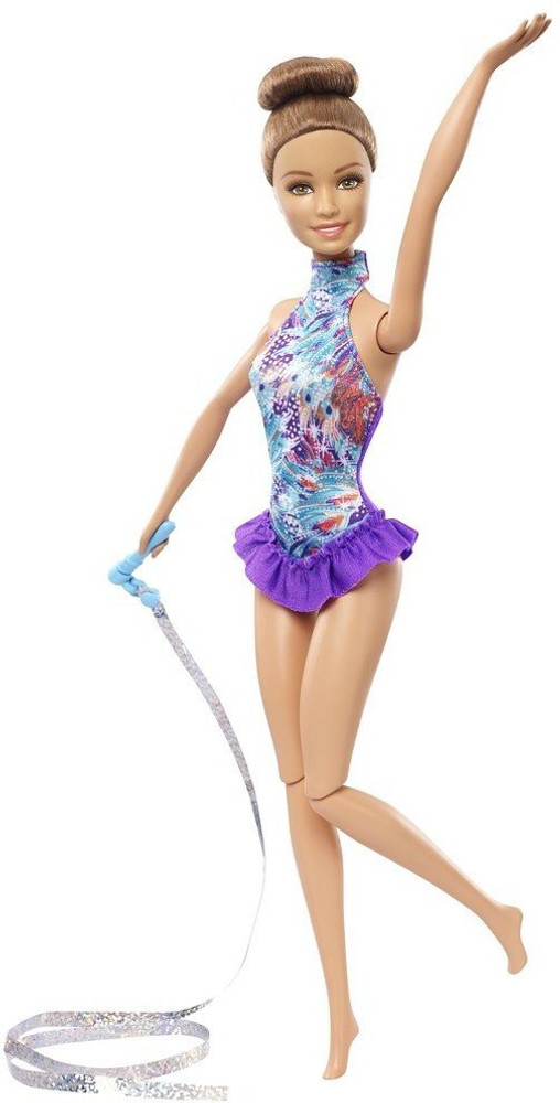 Barbie ribbon gymnast doll best sale