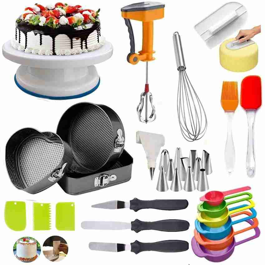 Zroof Tools for Cake Making Item kit Big Combo Multicolor