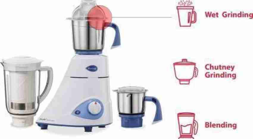 Preethi blue leaf platinum select 750 w mixer outlet grinder