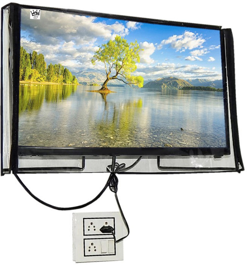 KingMatters transparent water dustproof cover for 55 inch LED LCD