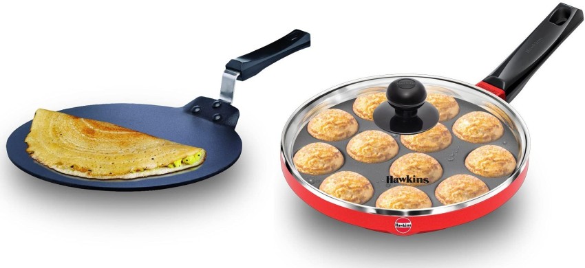 Hawkins Futura Nonstick Dosa Tava Diameter 30 cm Thickness 4.88