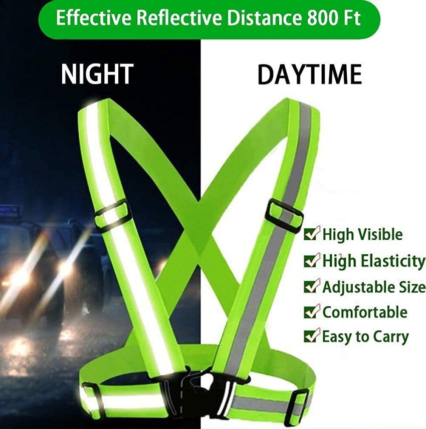 Protos India.Net Reflective Jacket Strap High Visibility Cross