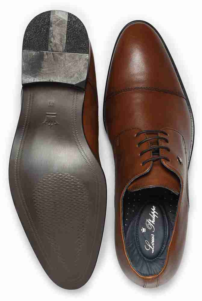 LOUIS PHILIPPE Lace Up For Men (Brown) - Price History
