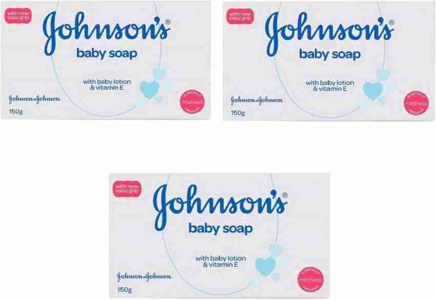 JOHNSON'S Baby Soap with baby lotion and vitamin E - 150gms