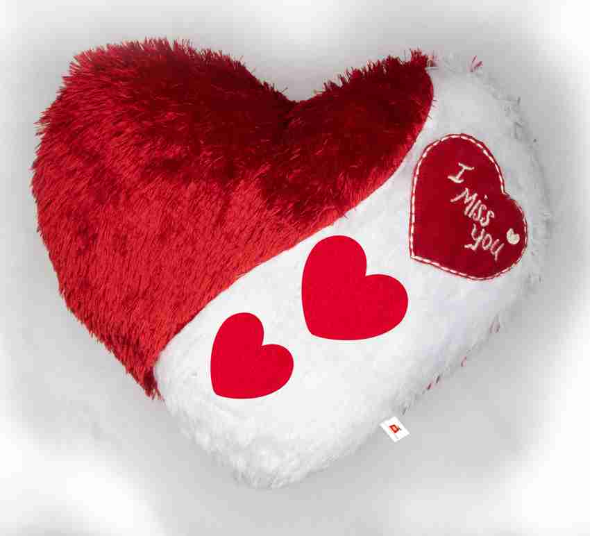 Wondershala I Miss You Red and White Heart Pillow 30 cm I Miss You Red and White Heart Pillow shop for Wondershala products in India. Flipkart