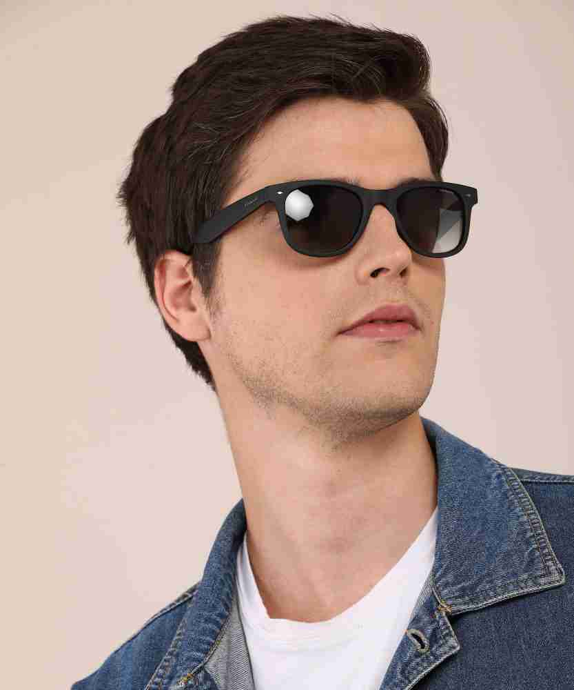 Polaroid Sunglasses Men's Casual Sunglasses, Black/Polarized Gray, 53mm,  22mm : : Clothing, Shoes & Accessories