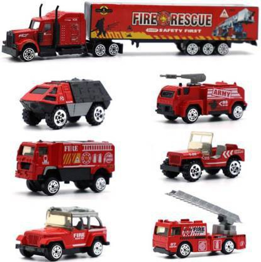 Metal toy sale fire trucks