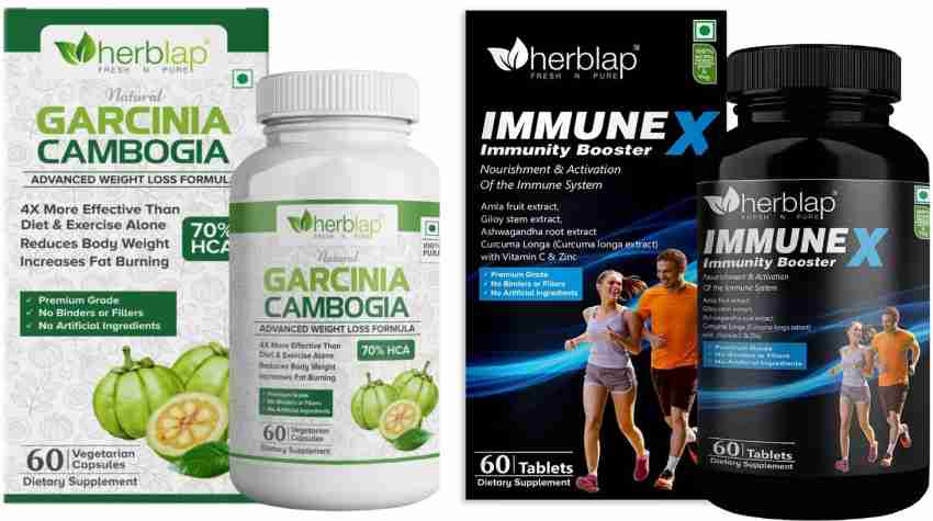 herblap Combo Pure Garcinia Cambogia 70 HCA Immunity Booster