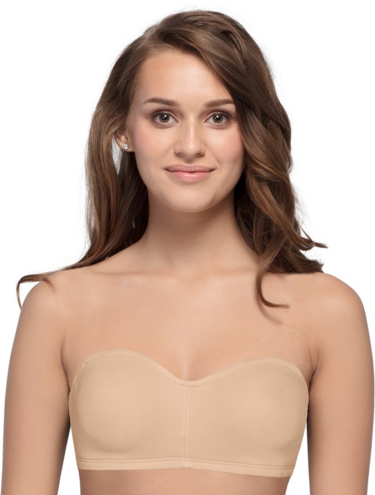 Enamor Wirefree A019 Perfect Shaping Cotton Strapless Women Bandeau/Tube  Non Padded Bra