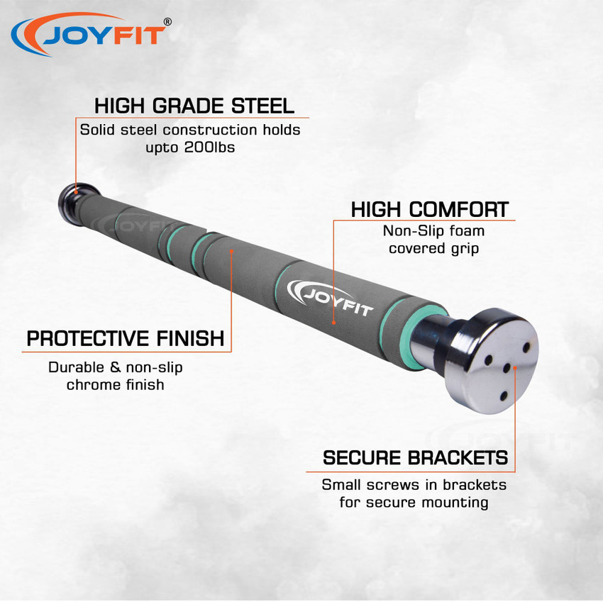 Joyfit Adjustable Pull Up Bars with Safety cap for Chin ups Crunches Upper Body Workouts Pull up Bar Buy Joyfit Adjustable Pull Up Bars with Safety cap for Chin ups Crunches Upper Body Workouts Pull u...