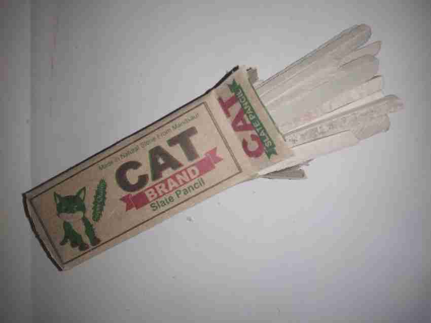 India Clay Cat Red Thick Slate Pencil - Pack of 5 Boxes