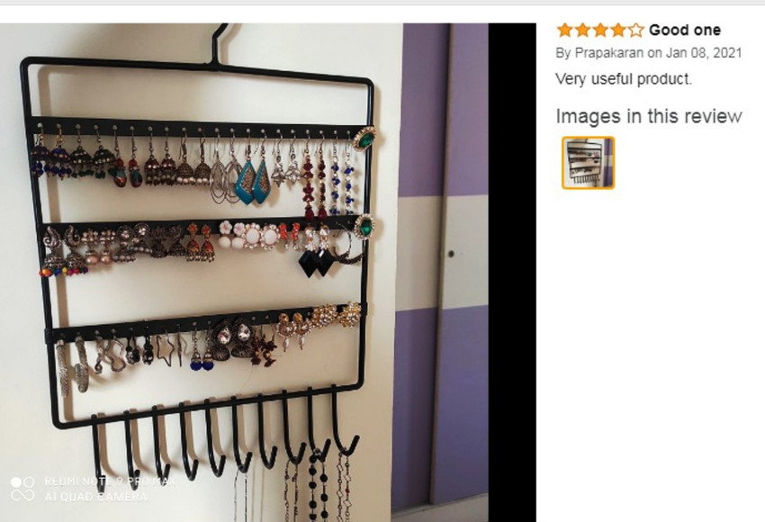 Jewellery hanging stand clearance