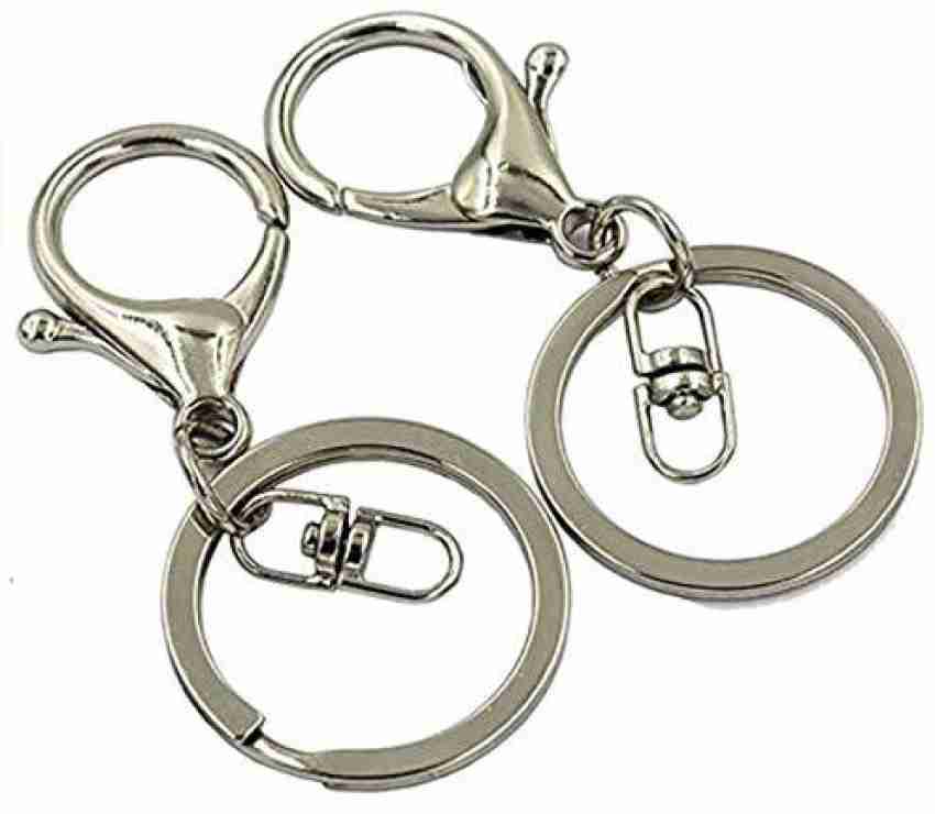 Key Components5-pack Keychain Lobster Clasp Key Rings - Antique