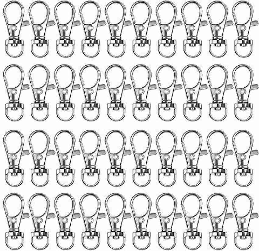 DIY Crafts Premium Premium Key Chain Clip Hooks, Swivel Clasps Lanyard Snap  Hook, Keychain Hooks for Lanyard Key Rings Crafting (Pack of 50 Pcs