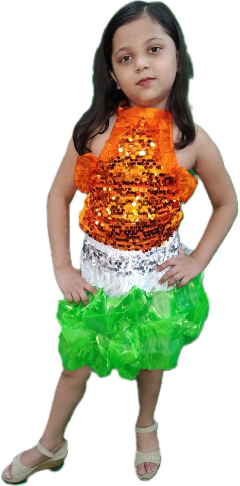 Fancy dress for girl for independence day sale