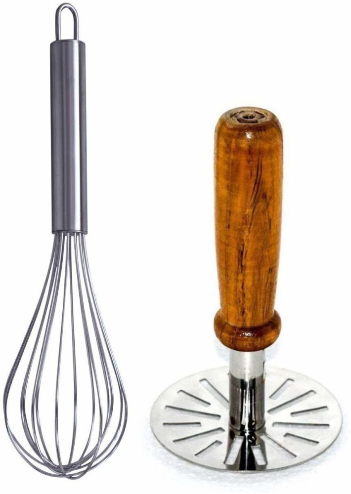 Wood Handle Whisks & Masher