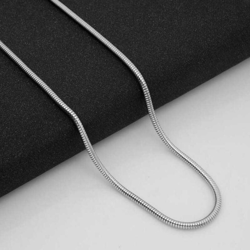 Silver chain top snake design