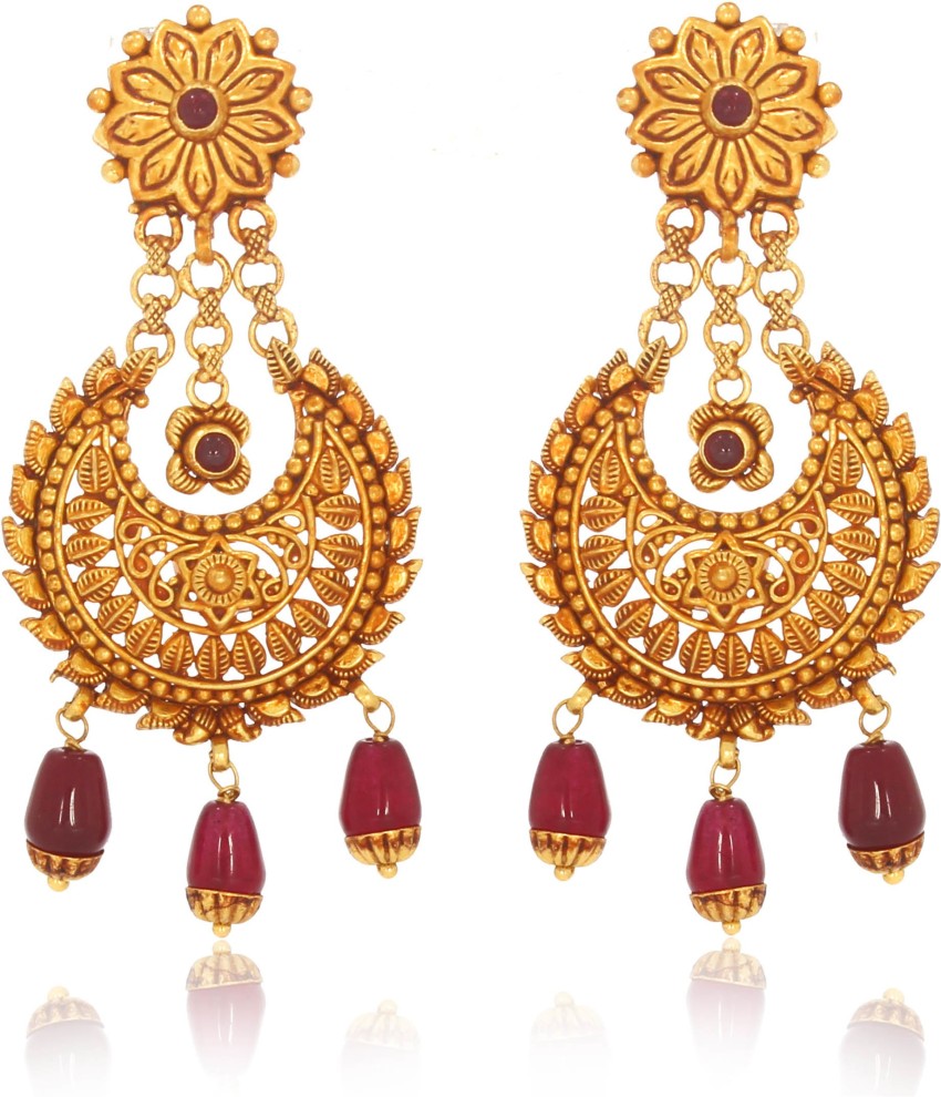 Senco Gold 22k 916 Yellow Gold Drop Earrings for Women  Amazonin  Fashion