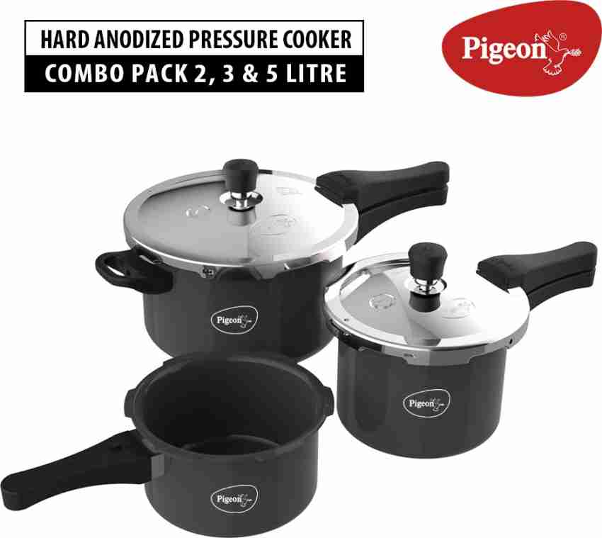 Pigeon hard best sale anodized pressure cooker