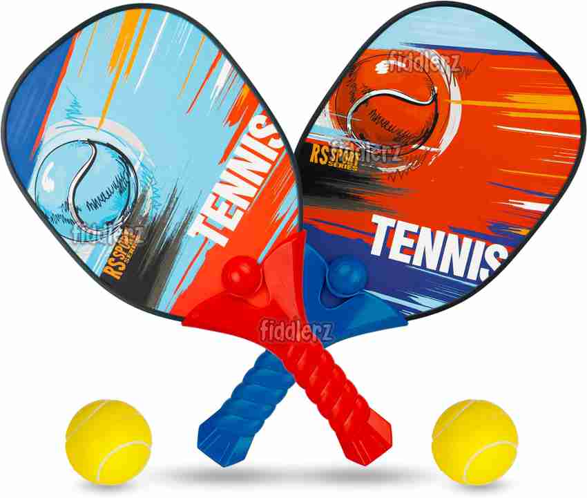 FIDDLERZ Table Tennis Racquet Set with 2 Soft Foam Ball for Kids