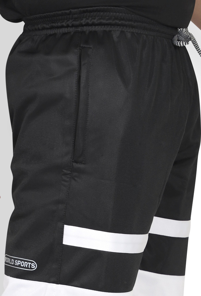 Black and white striped cycling shorts hotsell