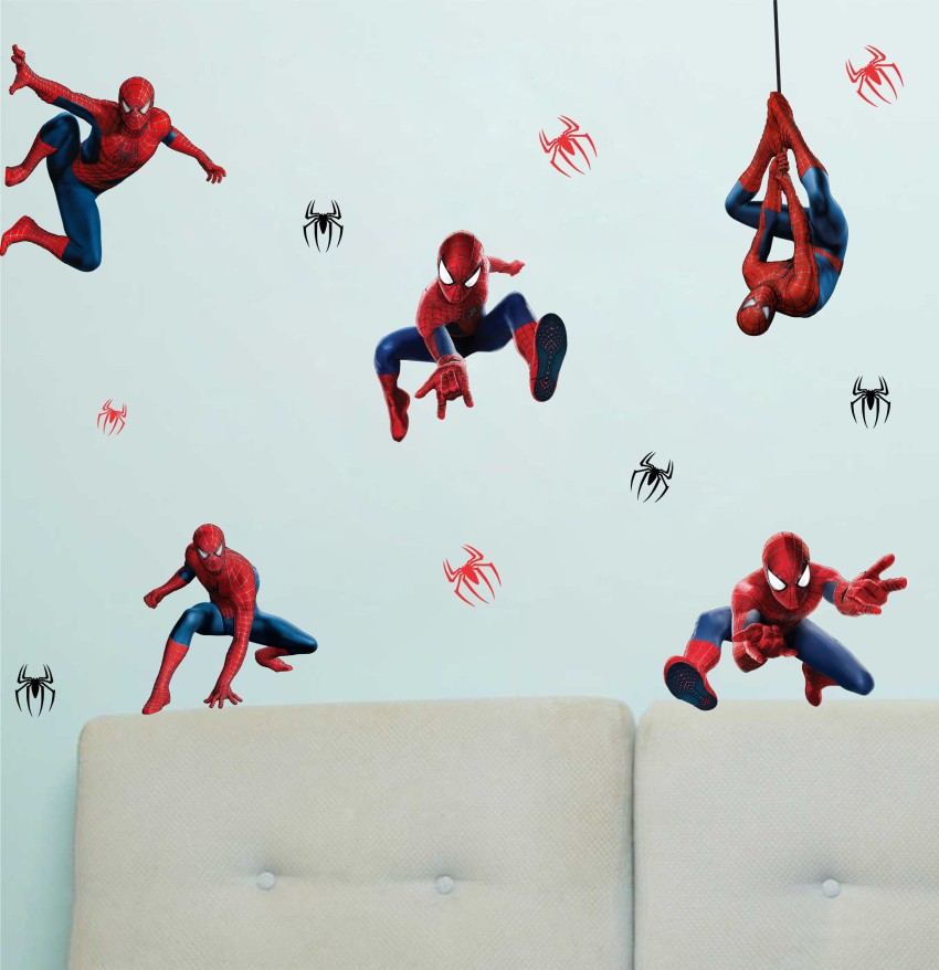 FULL COLOR Spiderman Peel and Stick Wall Decal Large Wall 16 x 24