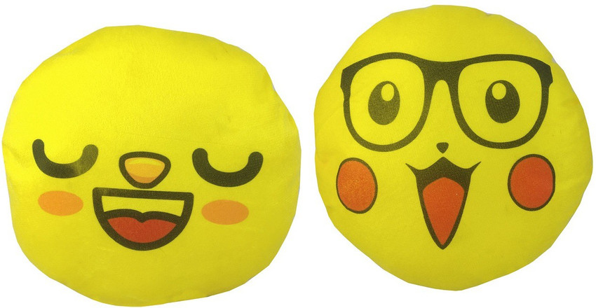 Peach 2025 emoji cushion