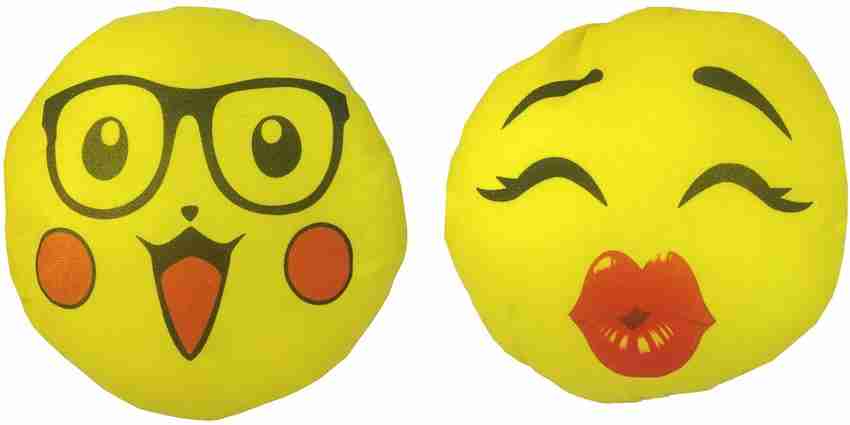 Kissing clearance emoji pillow