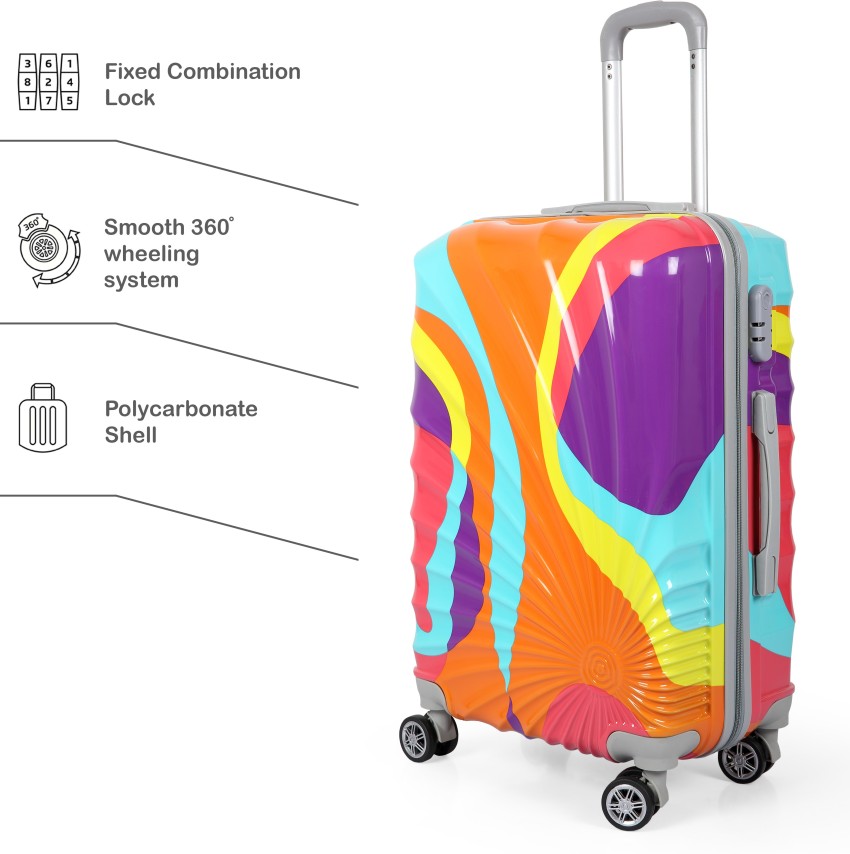 Multicolor Trolley bags, For Luggage, 50