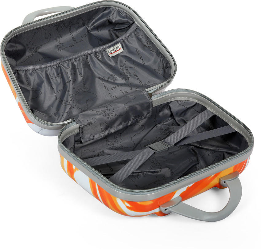 POLO CLASS Small Travel Vanity Bag Orange Orange Price in India Flipkart