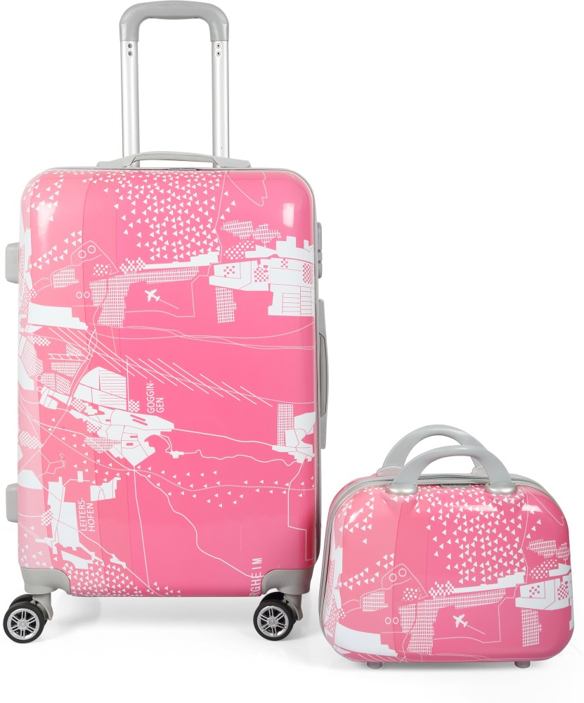 POLO CLASS 24 inch Travel Luggage Trolley Bag with 1pc Vanity Bag