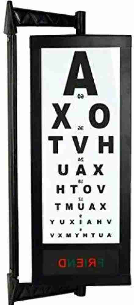 G- Matronix Plastic English Eye Test Chart Vision Test Chart Price