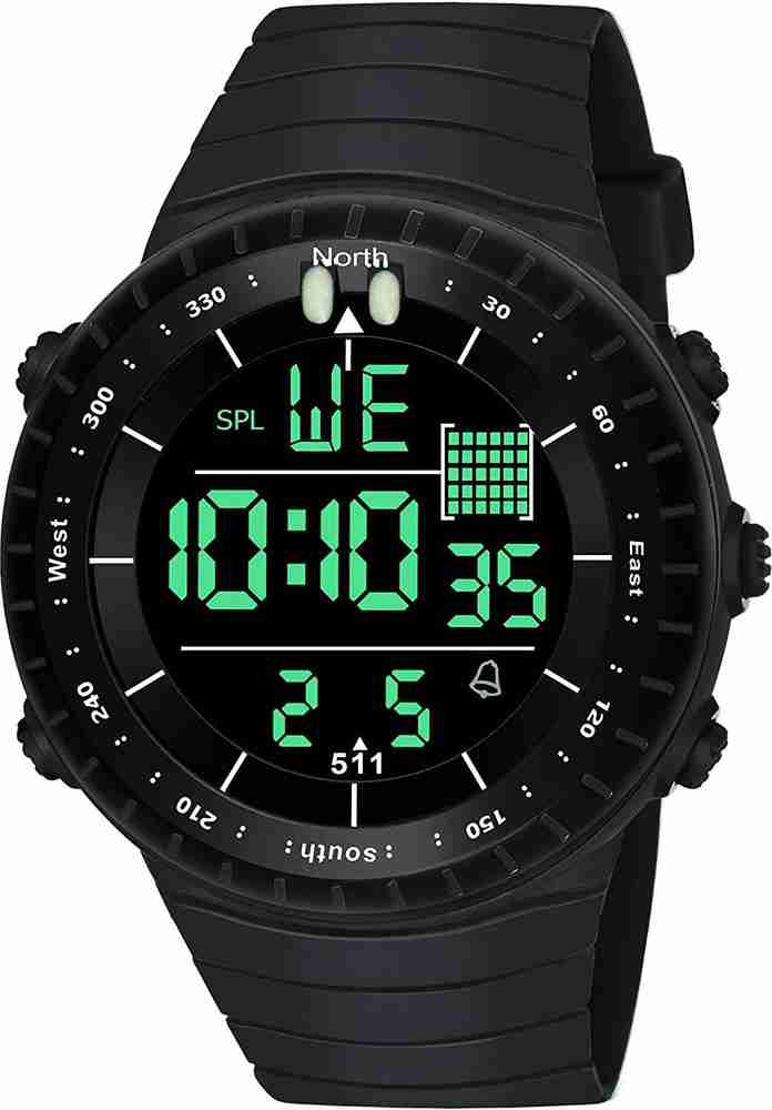 Palada men's digital sports watch waterproof tactical watch with led 2025 backlight watch for men