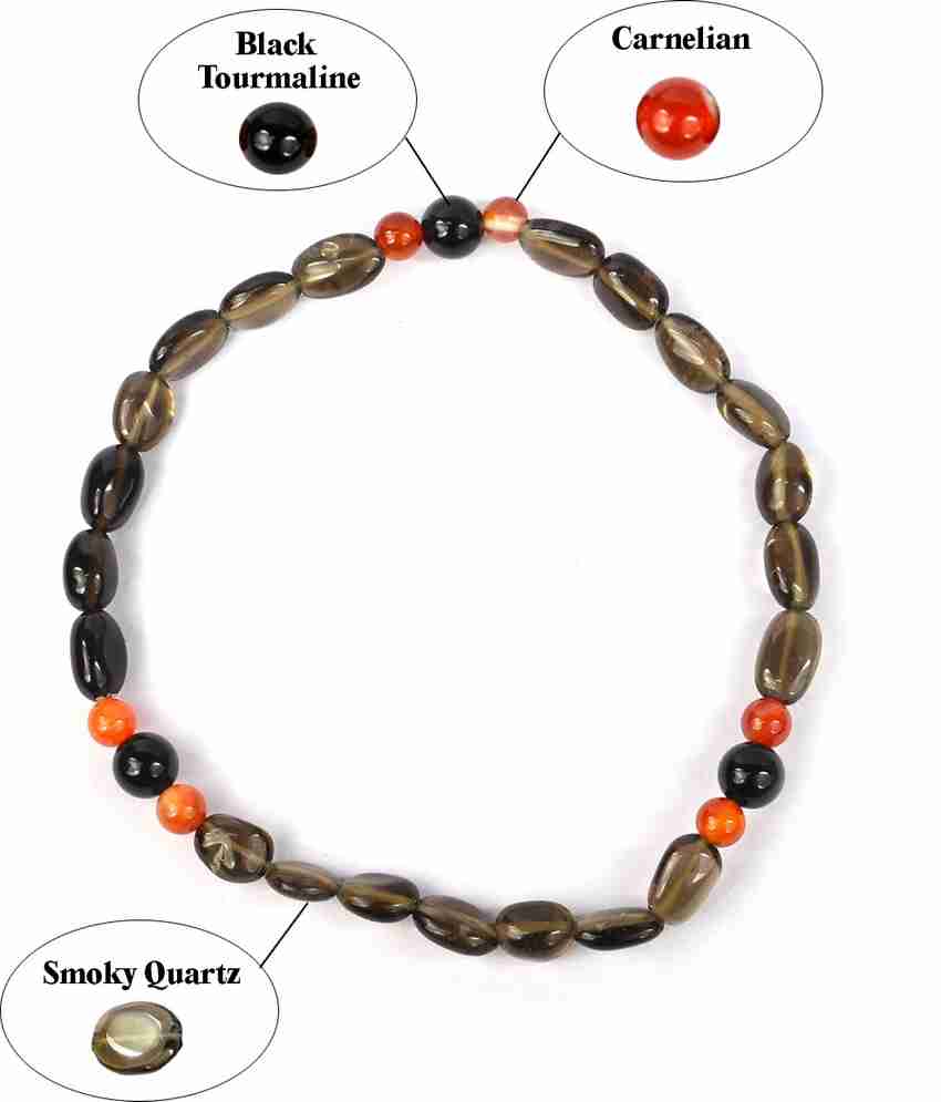 Black tourmaline and deals carnelian
