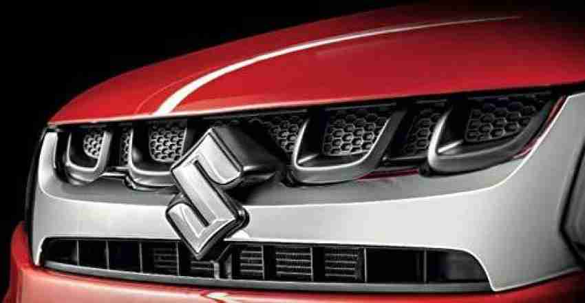 Pingping ZZPING Auto Front Grill Chrome S-Emblem, Back Chrome S
