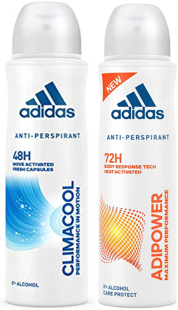 ADIDAS Climacool And Adipower Deo For Women Pack2 Deodorant Spray
